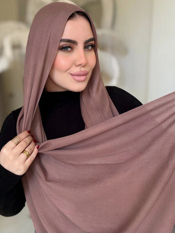 Mauve Blush Cotton Scarf