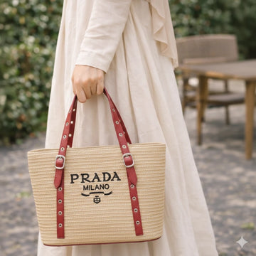 Milano Straw Tote Bag