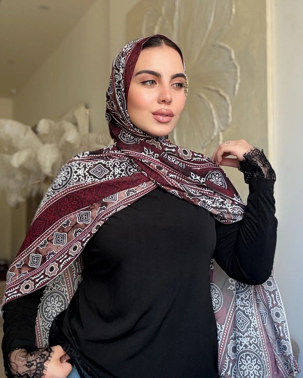 Burgundy Heritage (chiffon)
