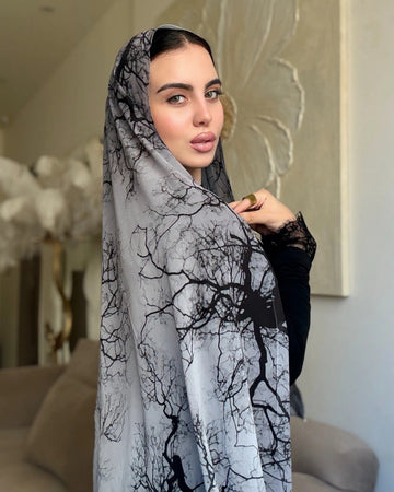 Silver Marble (chiffon)