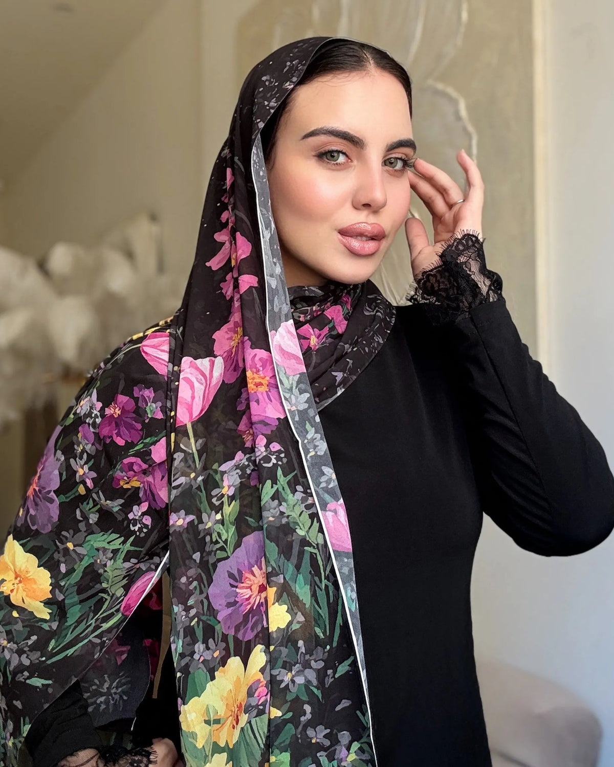 Midnight Garden (chiffon)
