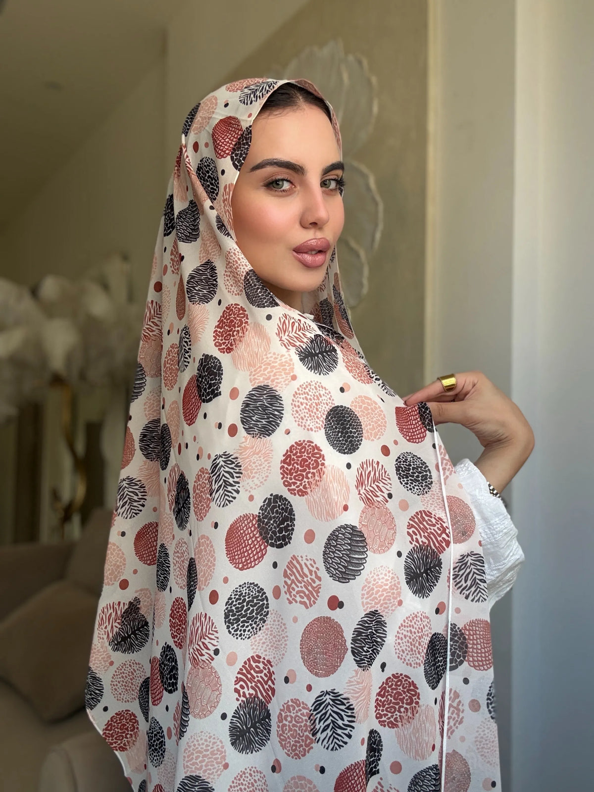Blush Dots (chiffon)