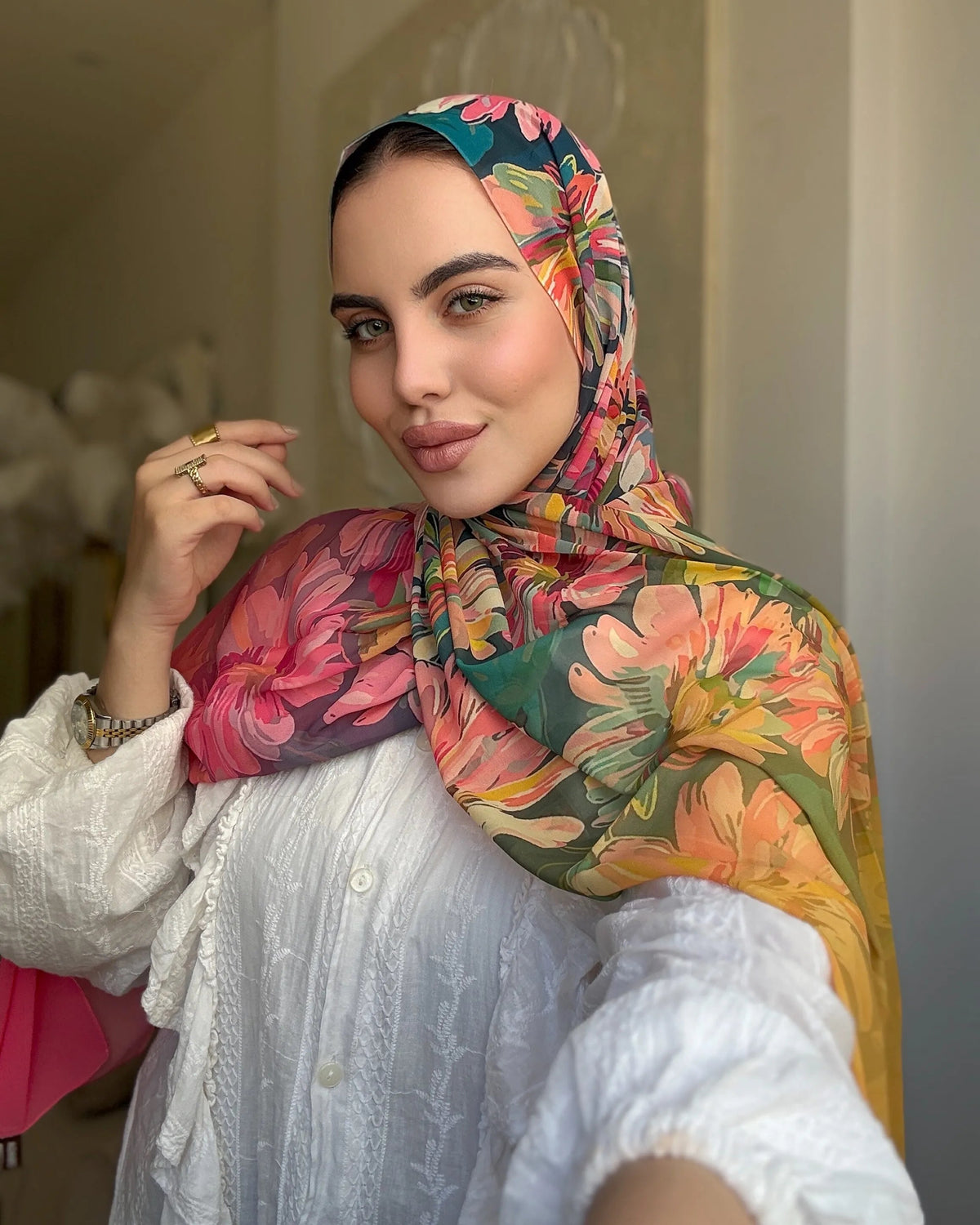 Golden Garden (chiffon)