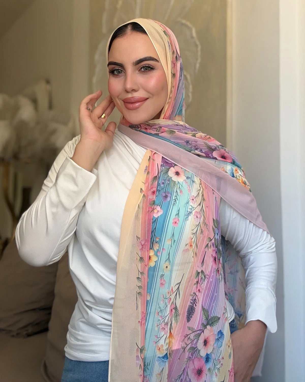 Pastel Garden (chiffon)