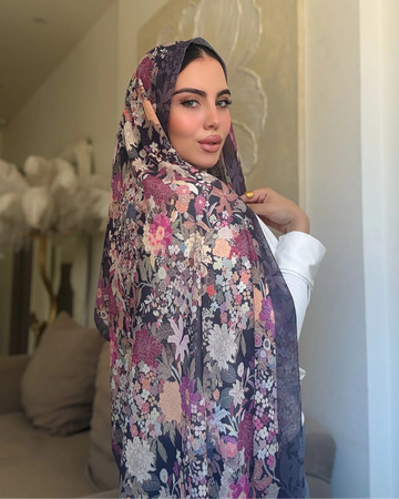 Lavender Noir (chiffon)