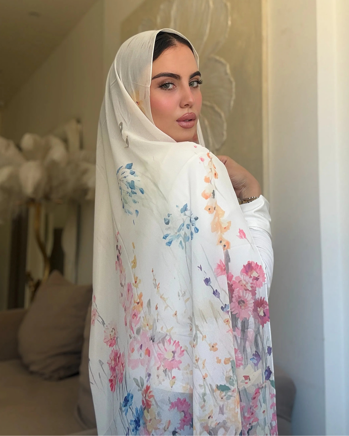 Watercolor Garden (chiffon)