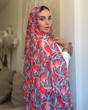 Coral Ocean (chiffon)