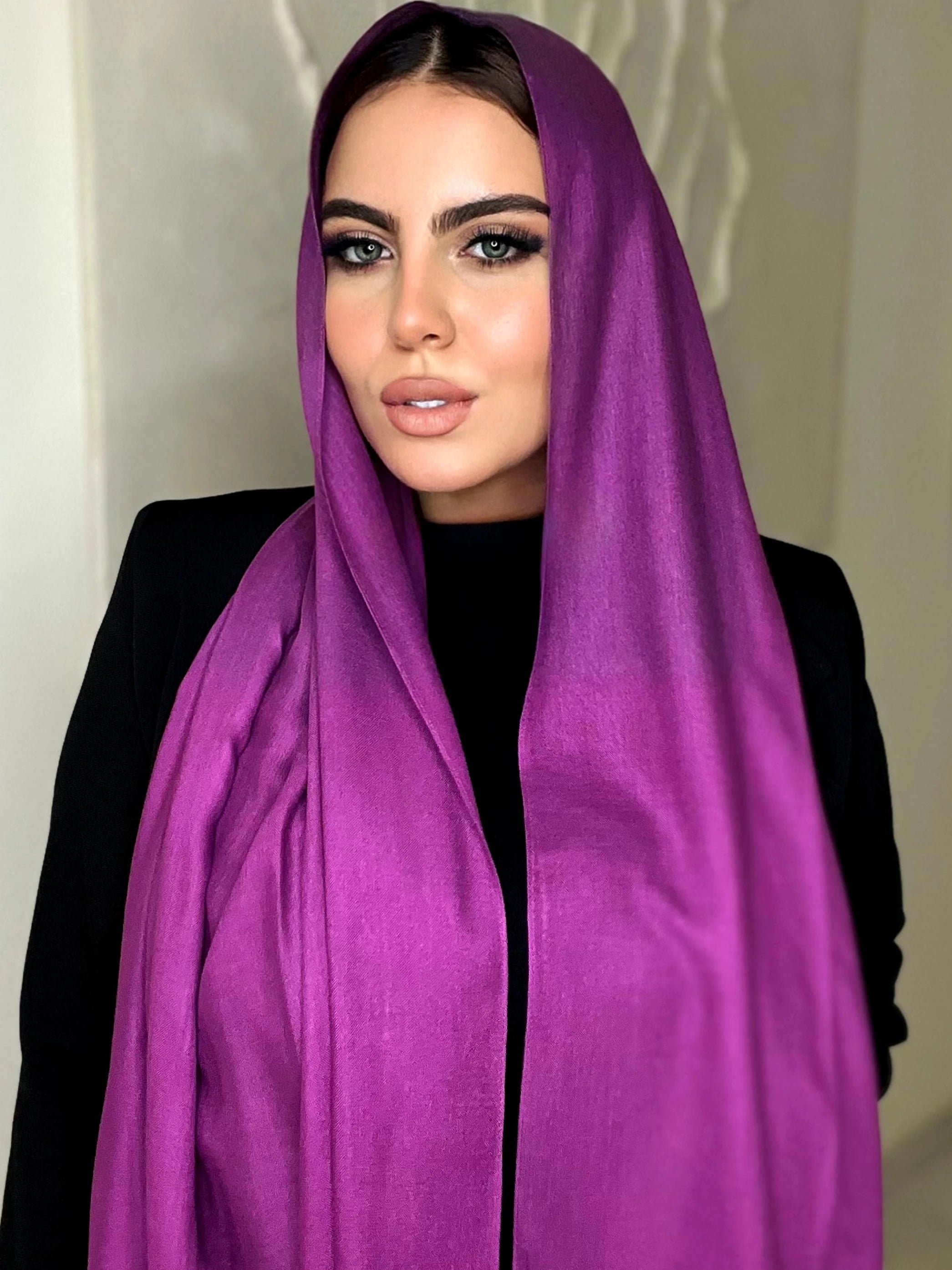 Lilac Cotton Scarf