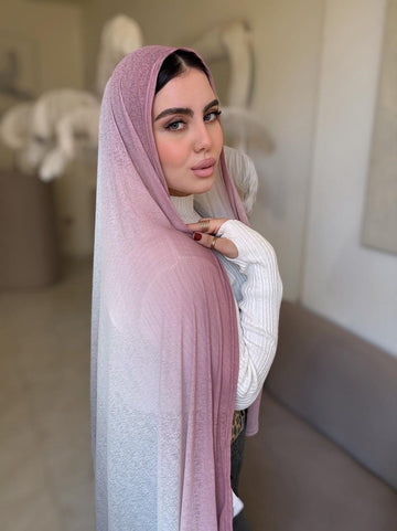 Powder Rose Scarf (Kuwaiti)